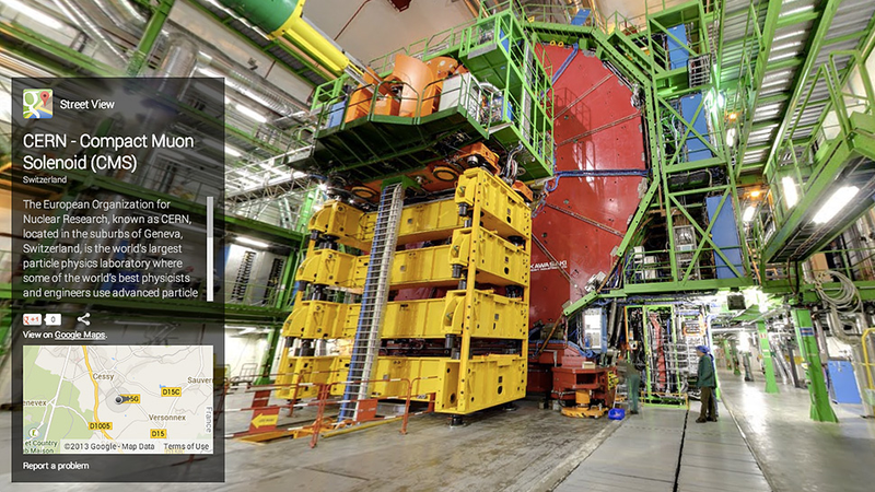 Illustration for article titled Ya puedes explorar el gran colisionador de hadrones en Street View
